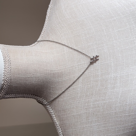 Silver Hashtag Pound Trending Keyword Pendant necklace - Picture 7 of 7